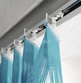 Vertical string blinds